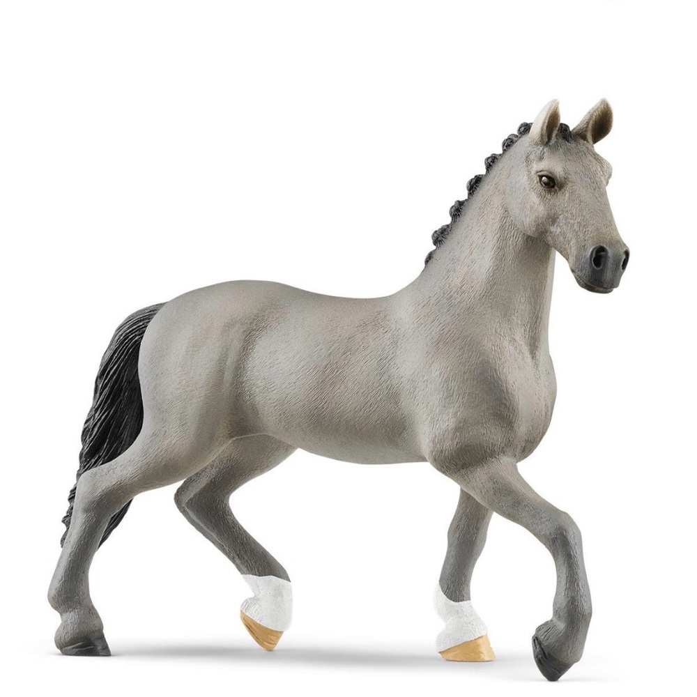 5 Schleich Horse Club Selle Français Stallion - Gray Horse Figurines NWT